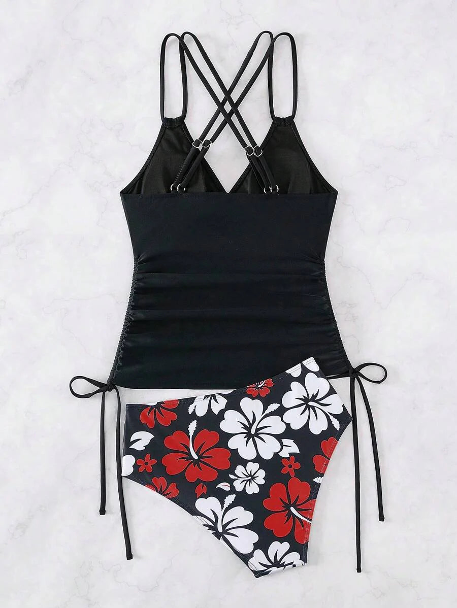 Biquíni Tankini Floral Pacífico