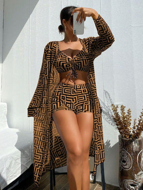 Conjunto Praia Maze 3 Peças