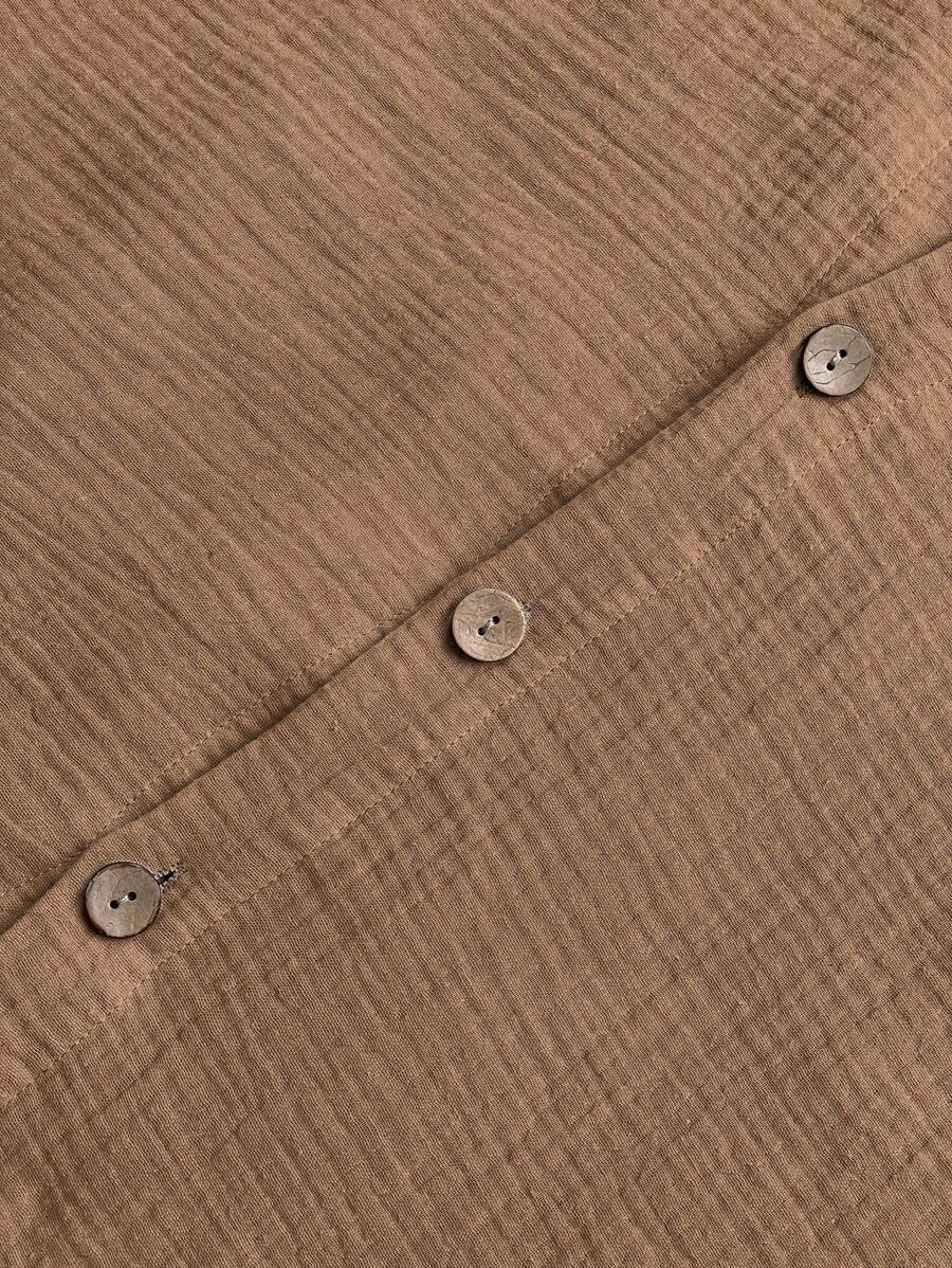 Saia Feminina de Algodão Comprimento Médio com Botões - Rossela