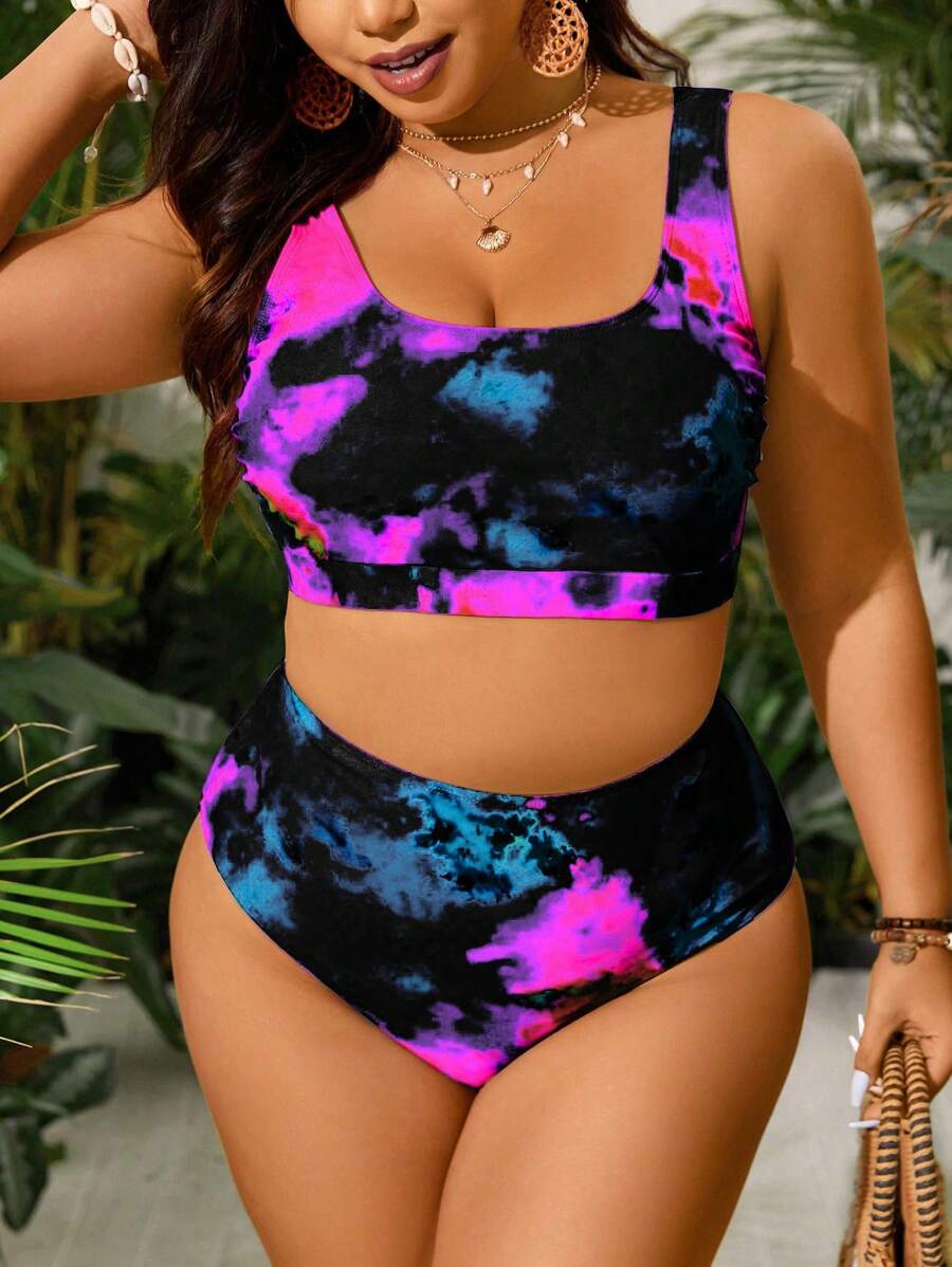 Biquini Feminino com Estampa Aleatória