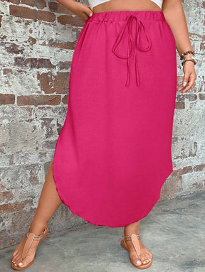 Saia Feminino com bainha curvada - Arienne