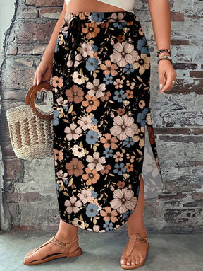 Saia Feminino com bainha curvada - Arienne