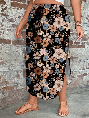 Saia Feminino com bainha curvada - Arienne