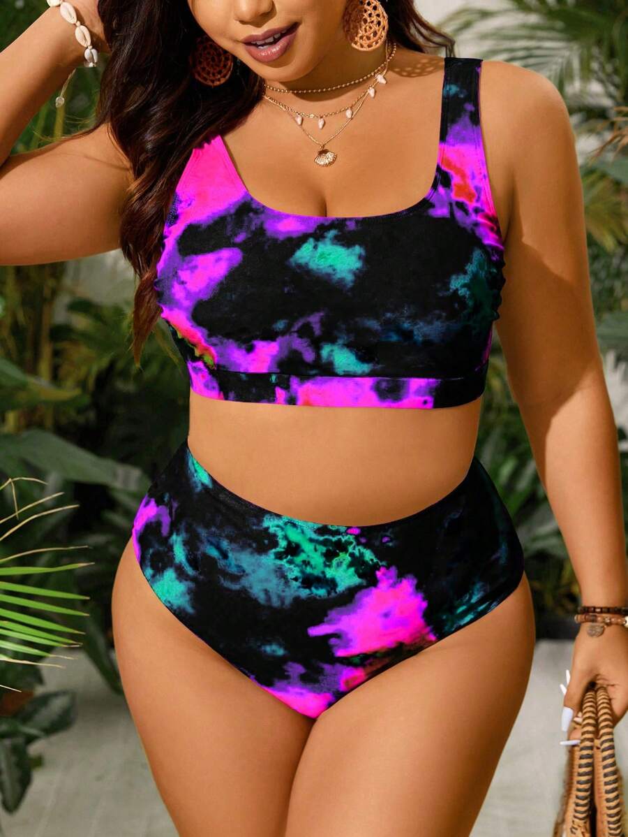 Biquini Feminino com Estampa Aleatória