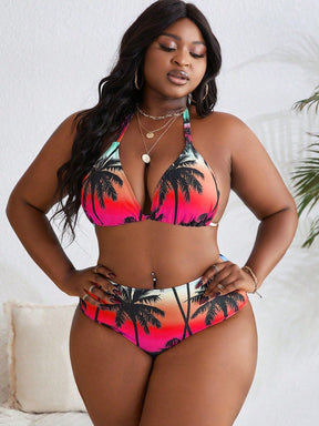 Biquini Feminino (4peças) com Saída e Bandana